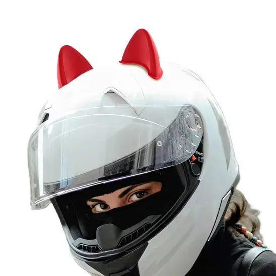 Accessoire casque moto oreilles de chat - MotoComplice