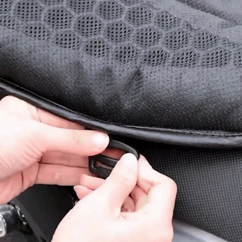 Coussin de selle Moto pliable en gel respirant - MotoComplice