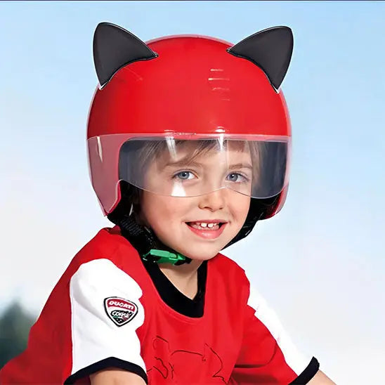Accessoire casque moto oreilles de chat - MotoComplice