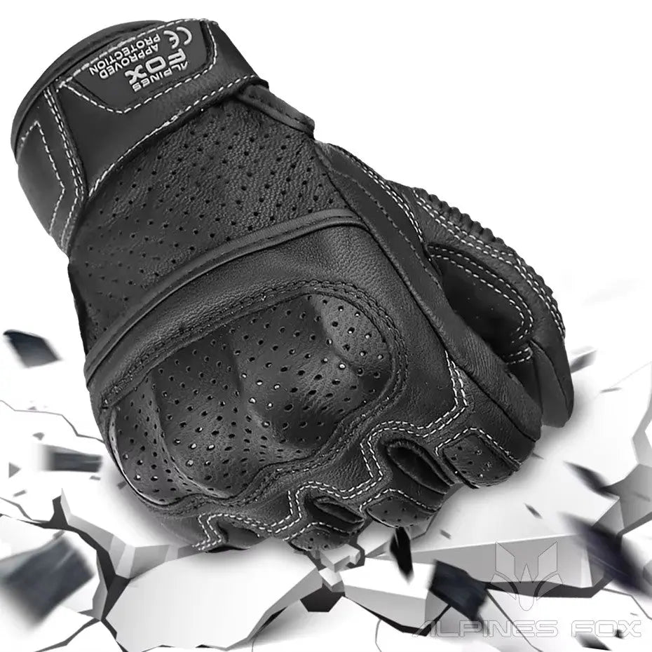 Gants de moto d'ete en cuir à Perforation respirants pour écran tactile MotoComplice