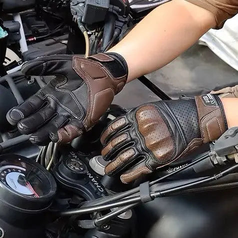 Gants de moto d'ete en cuir à Perforation respirants pour écran tactile MotoComplice
