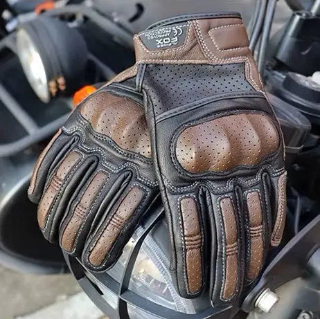 Gants de moto d'ete en cuir à Perforation respirants pour écran tactile MotoComplice