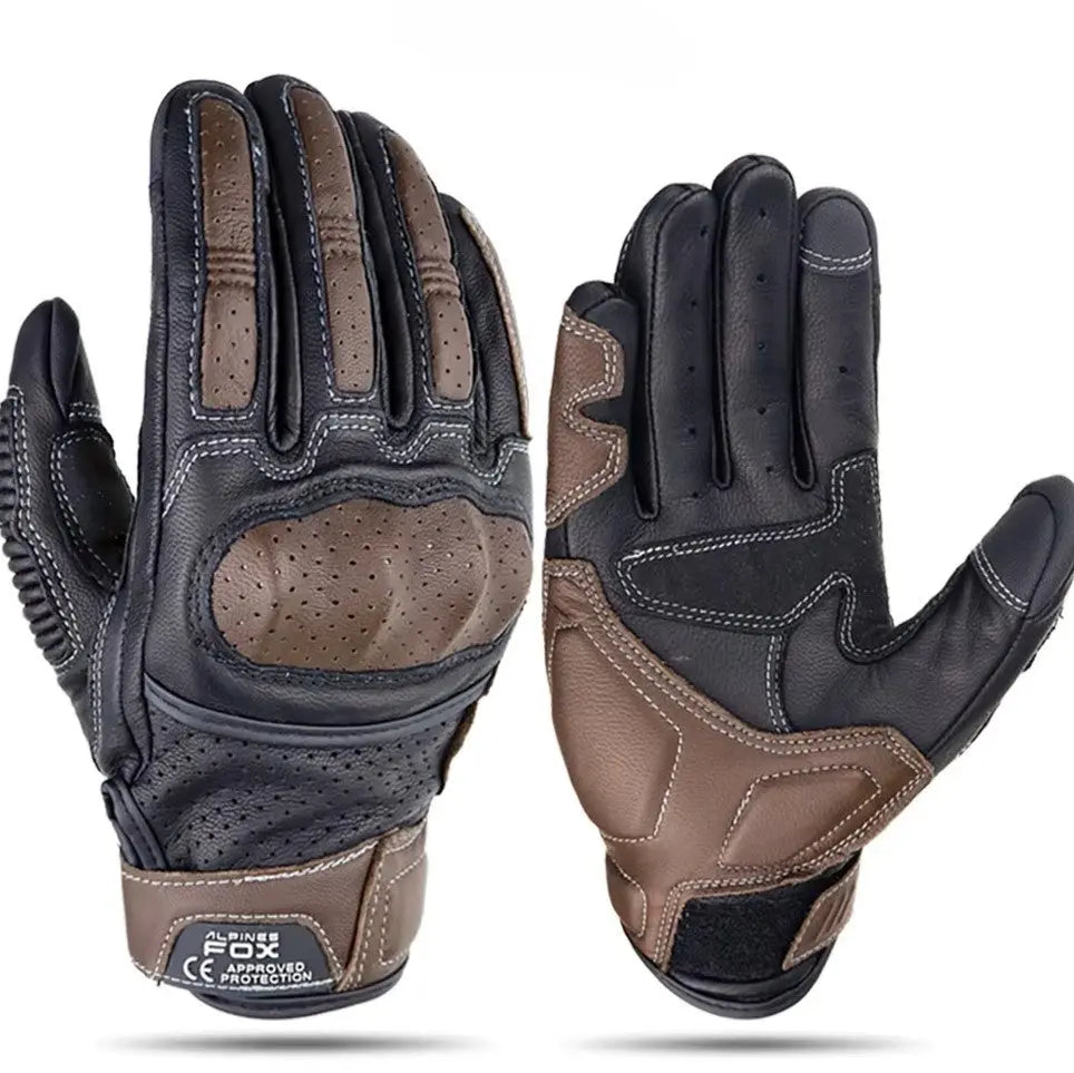 Gants de moto d'ete en cuir à Perforation respirants pour écran tactile MotoComplice
