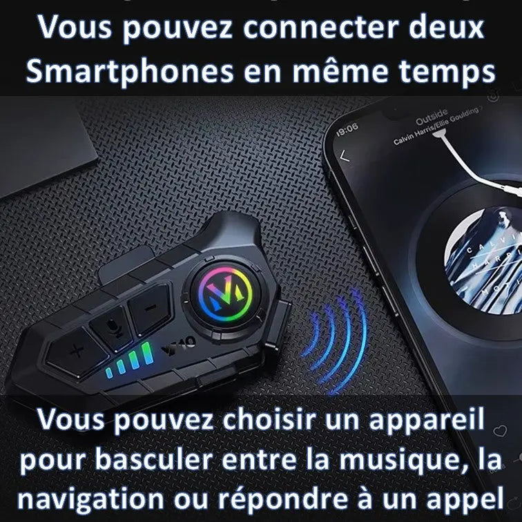 Kit Bluetooth casque Moto étanche  MotoComplice