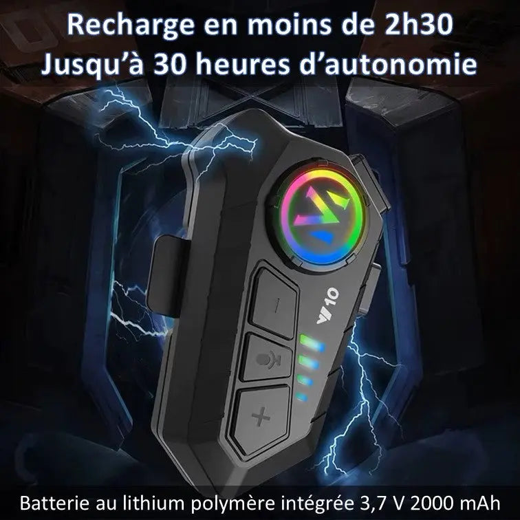 Kit Bluetooth casque Moto étanche  MotoComplice