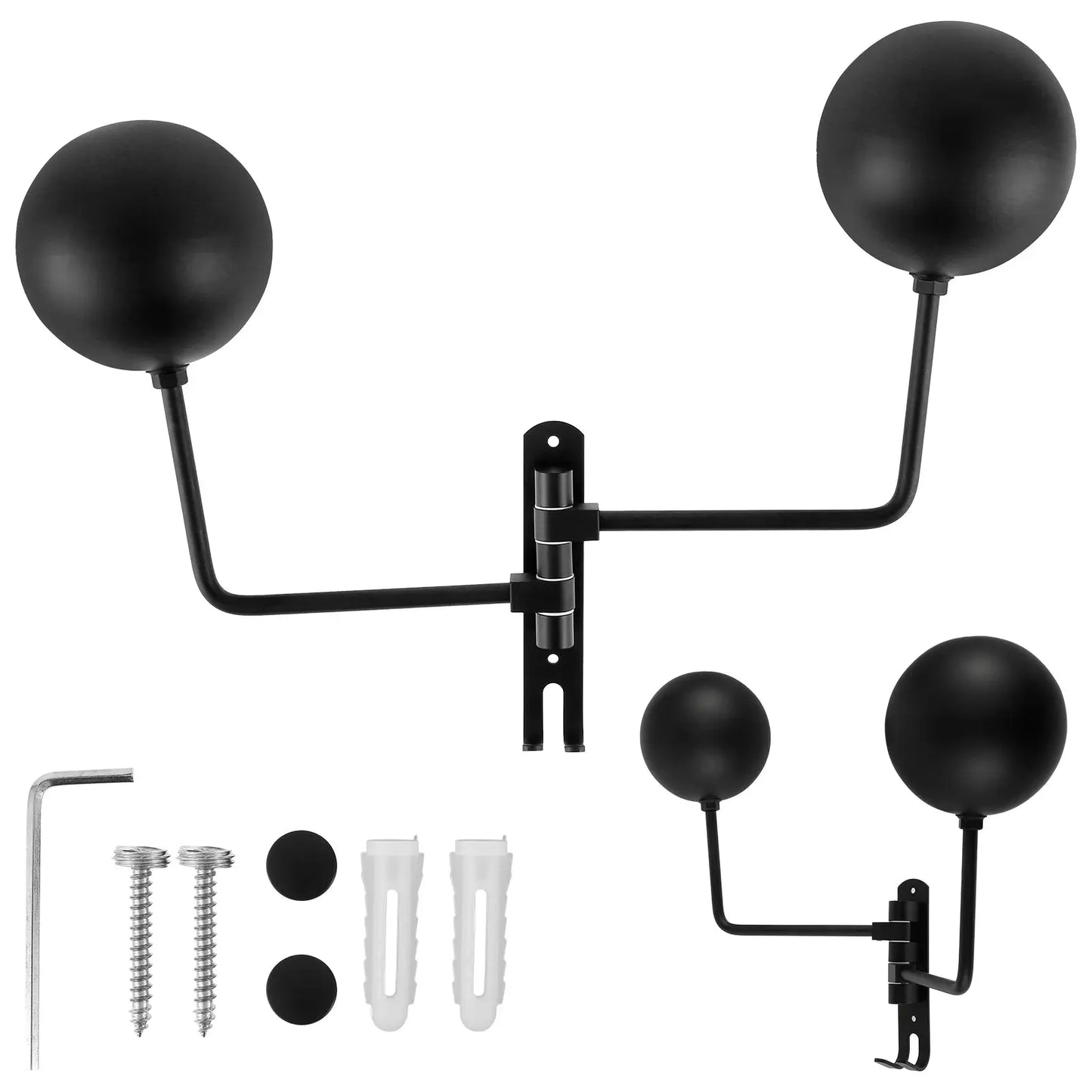 Support casque moto mural rotatif 180° - MotoComplice