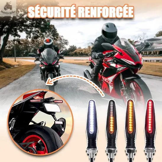 Clignotants Led pour moto defilants  MotoComplice