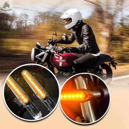 Clignotants Led pour moto defilants  MotoComplice