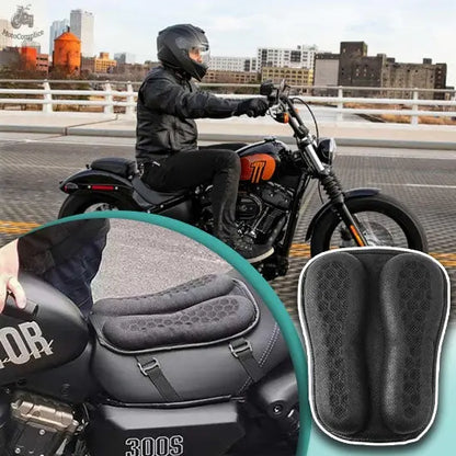 Coussin de selle Moto pliable en gel respirant - MotoComplice