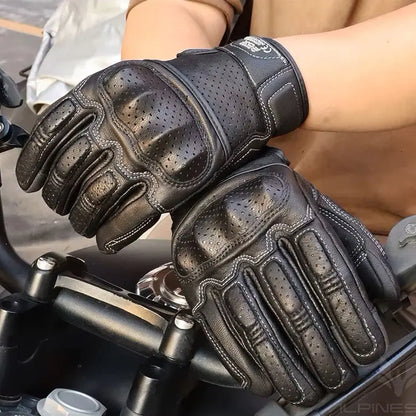 Gants de moto d'ete en cuir à Perforation respirants pour écran tactile  MotoComplice