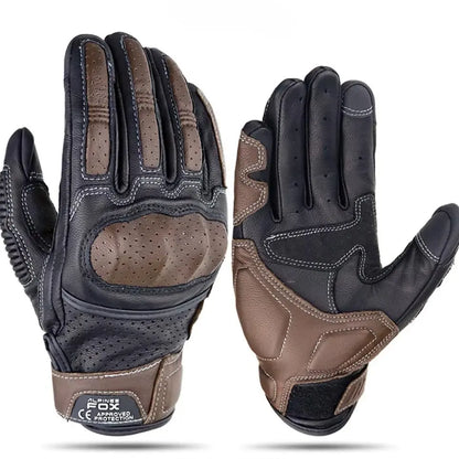 Gants de moto d'ete en cuir à Perforation respirants pour écran tactile  MotoComplice