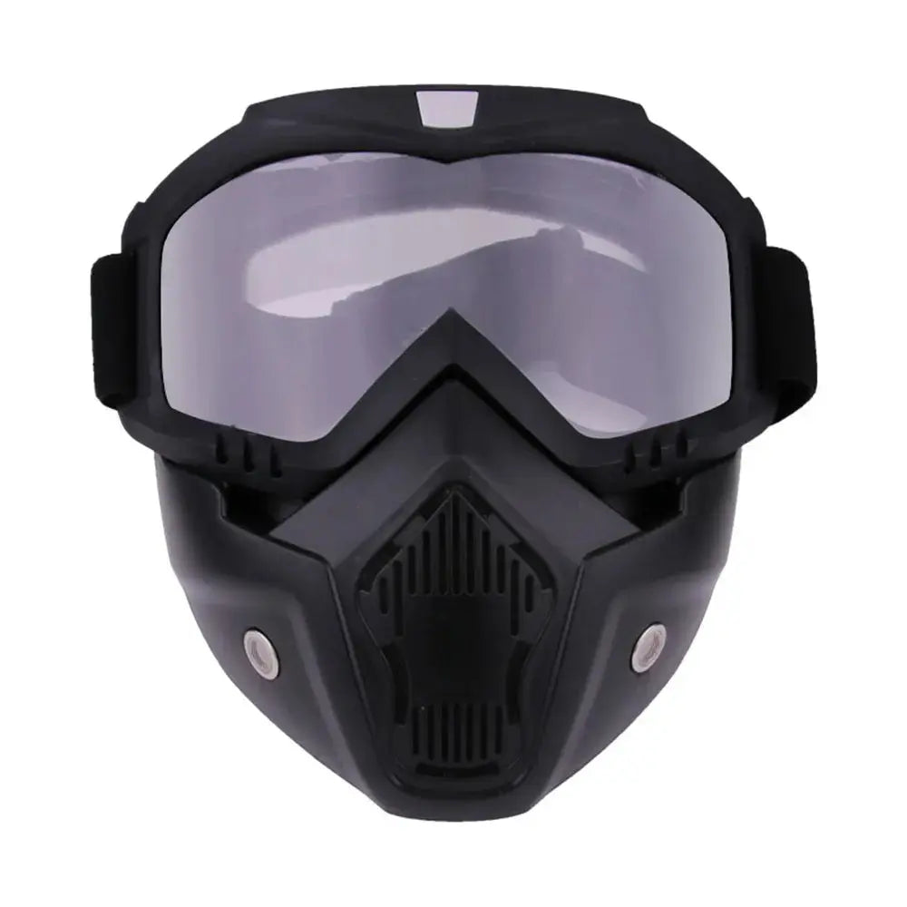 Masque intégral Moto avec lunettes amovibles - MotoComplice