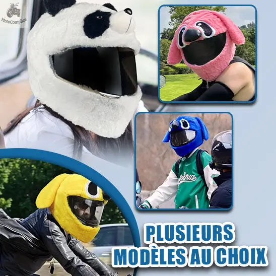 Housse casque Moto en peluche - MotoComplice