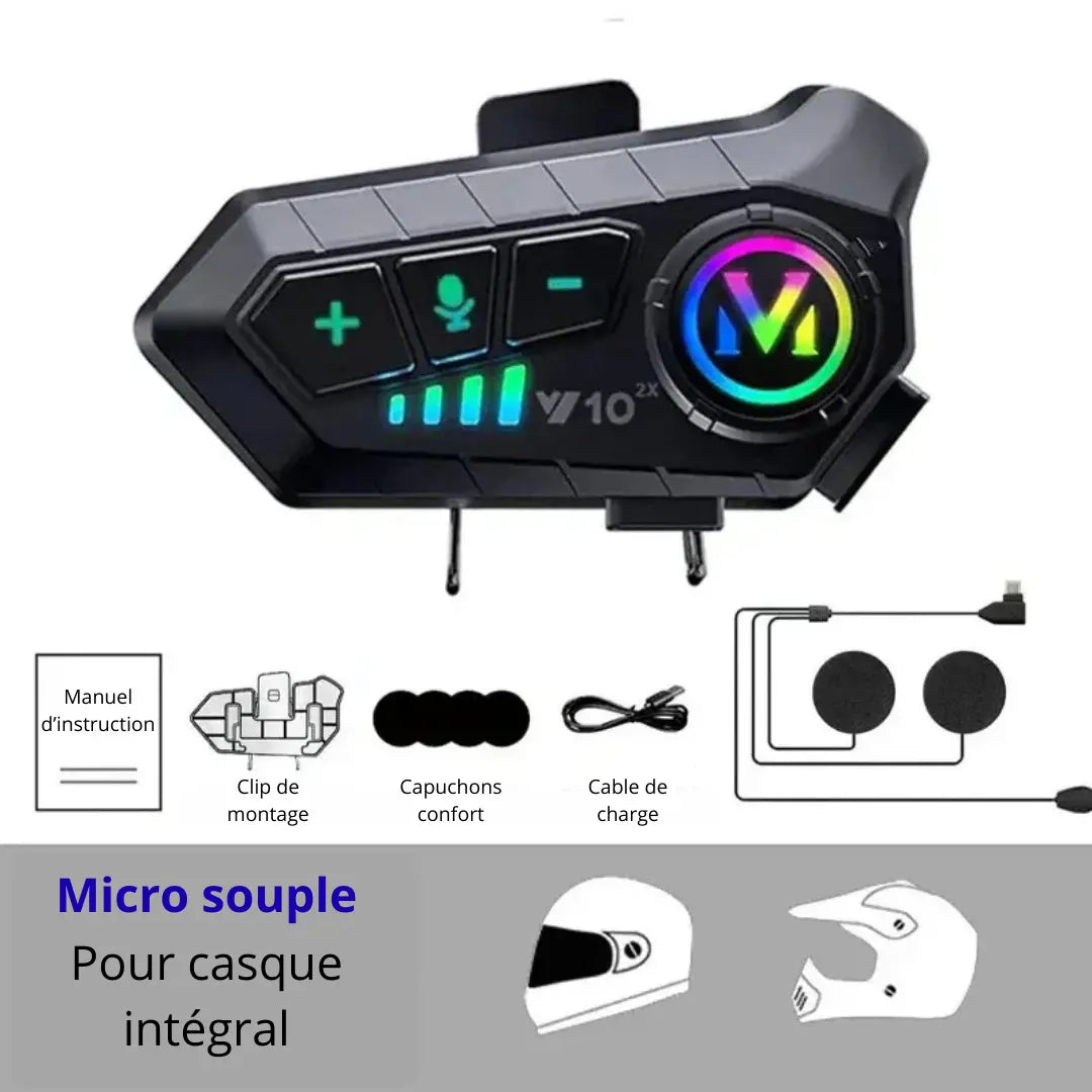 Intercom Casque Moto Étanche – Restez connectés, vivez la route - MotoComplice