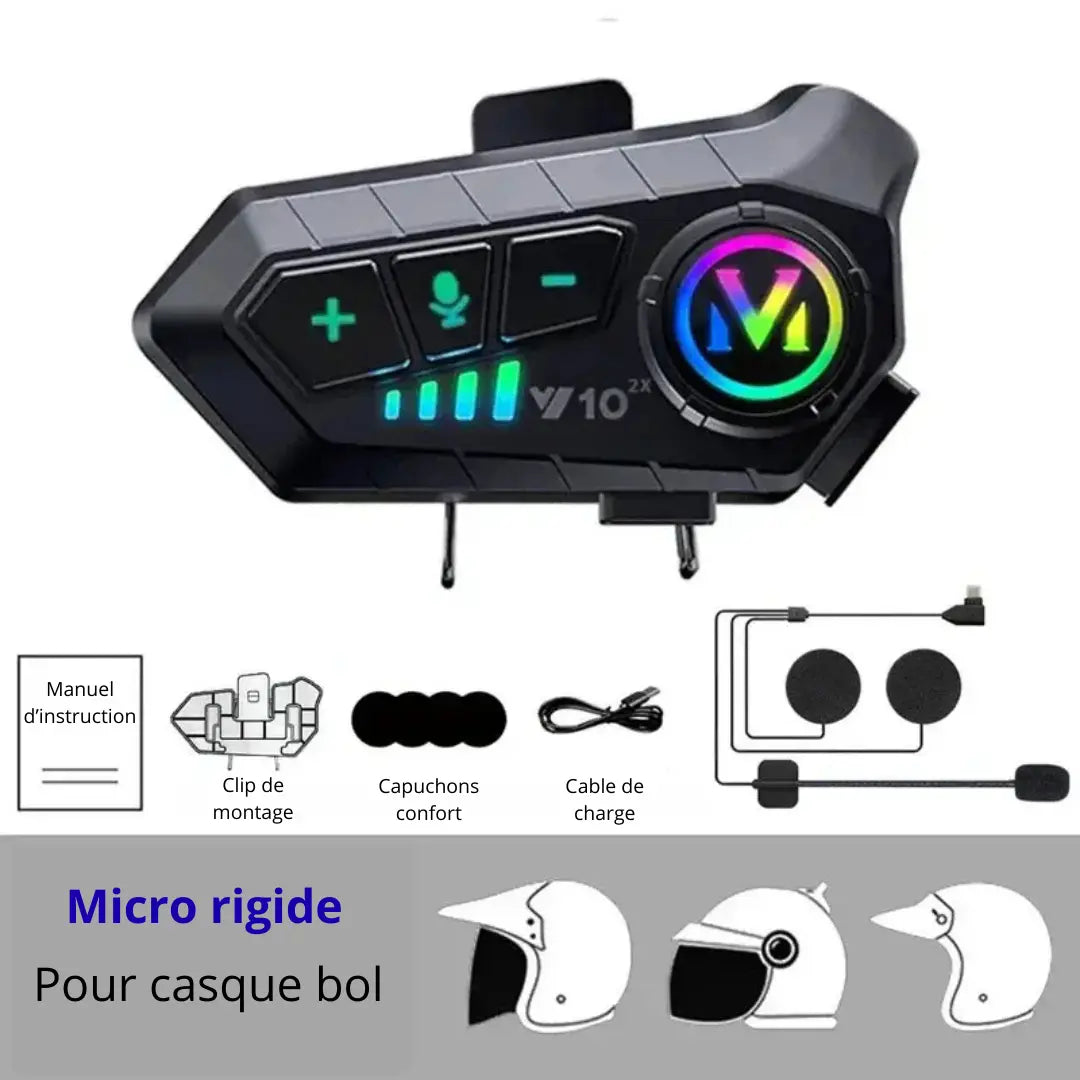 Intercom Casque Moto Étanche – Restez connectés, vivez la route - MotoComplice