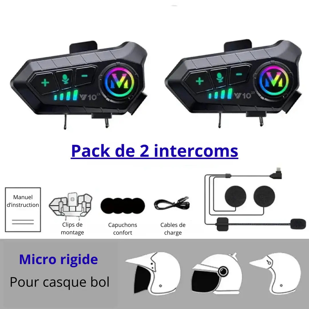 Intercom Casque Moto Étanche – Restez connectés, vivez la route - MotoComplice