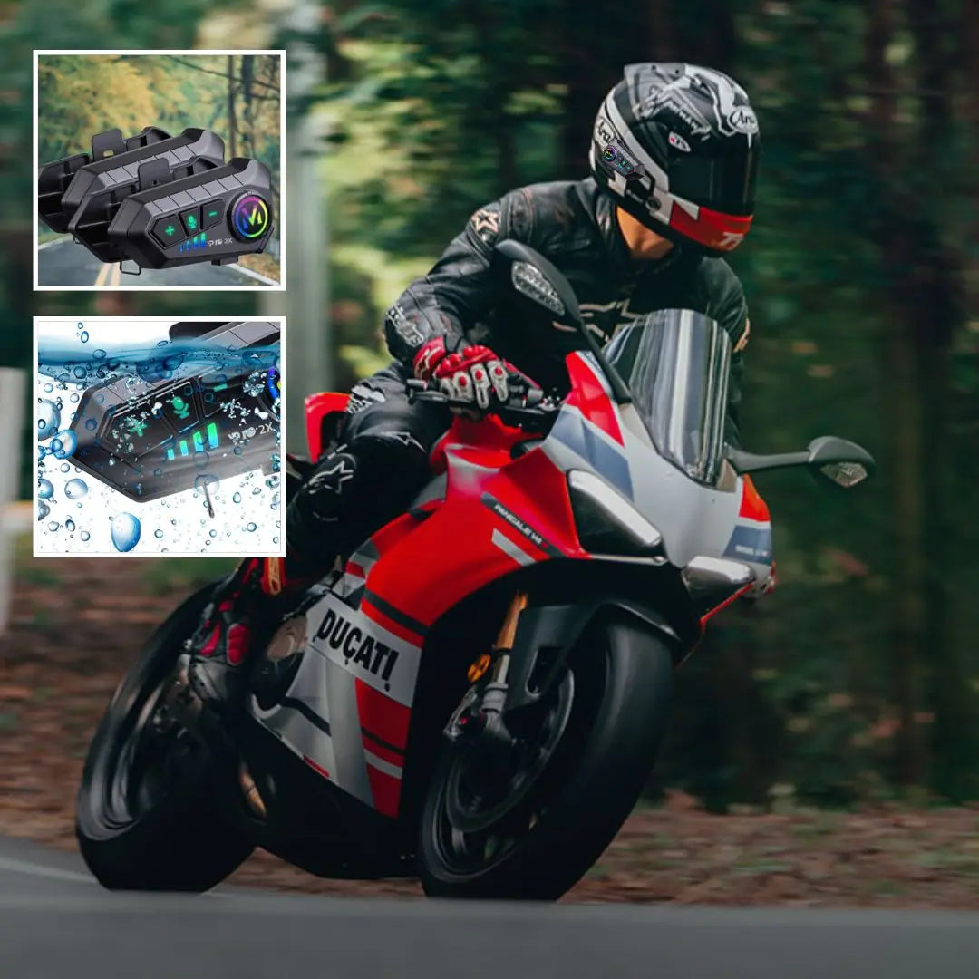 Kit Bluetooth casque Moto étanche  MotoComplice