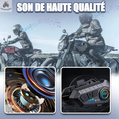 Kit Bluetooth casque Moto étanche  MotoComplice