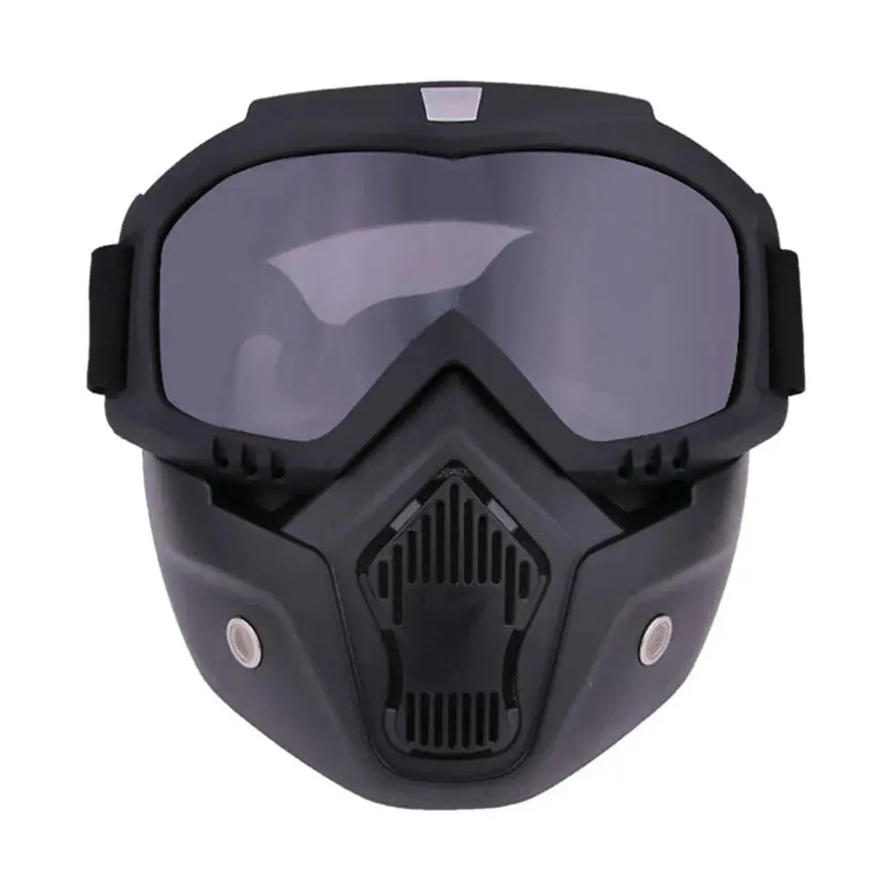 Masque intégral Moto avec lunettes amovibles - MotoComplice