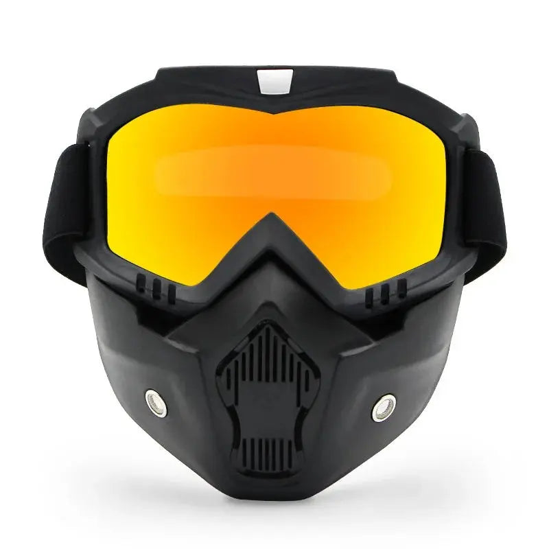 Masque intégral Moto avec lunettes amovibles - MotoComplice