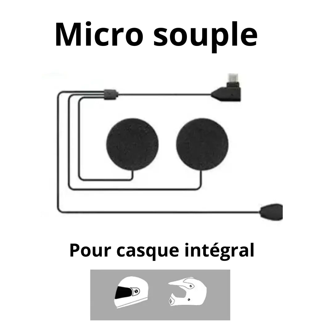 Micro Moto pour Kit Bluetooth et Intercom  MotoComplice