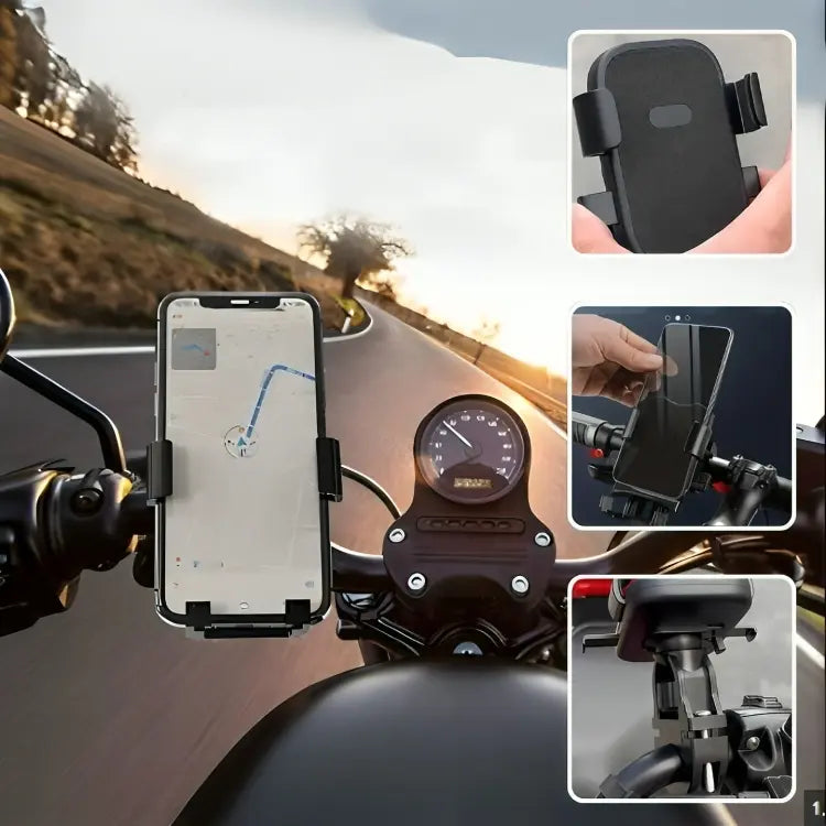 Support de Téléphone Moto – Rotatif à 360°, Installation Facile - MotoComplice