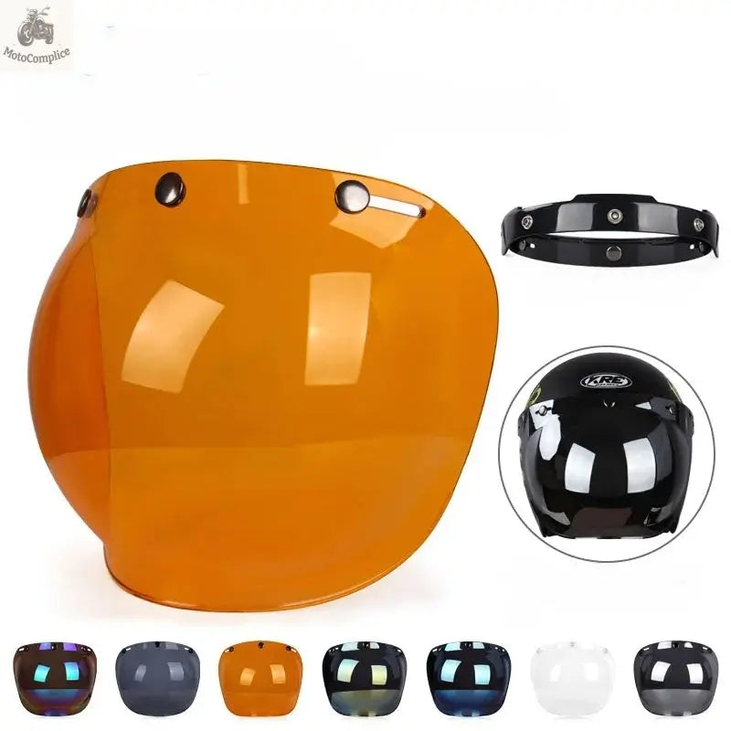 Visière bulle pour casque Moto  MotoComplice