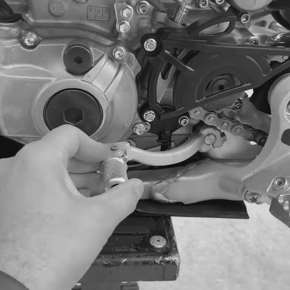 Sélecteur de vitesse moto déporté en aluminium CNC